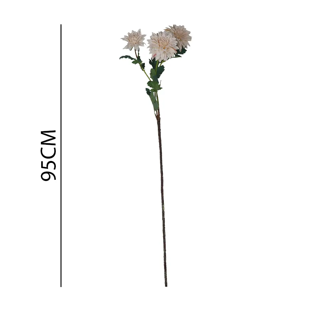 Vara flor artificial 82cm高枝3头奇异小丽花