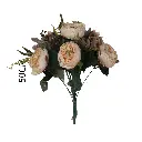 Ramo flor peonia artificial 45cm