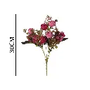 Ramo flor artificial 焦边小乔30CM