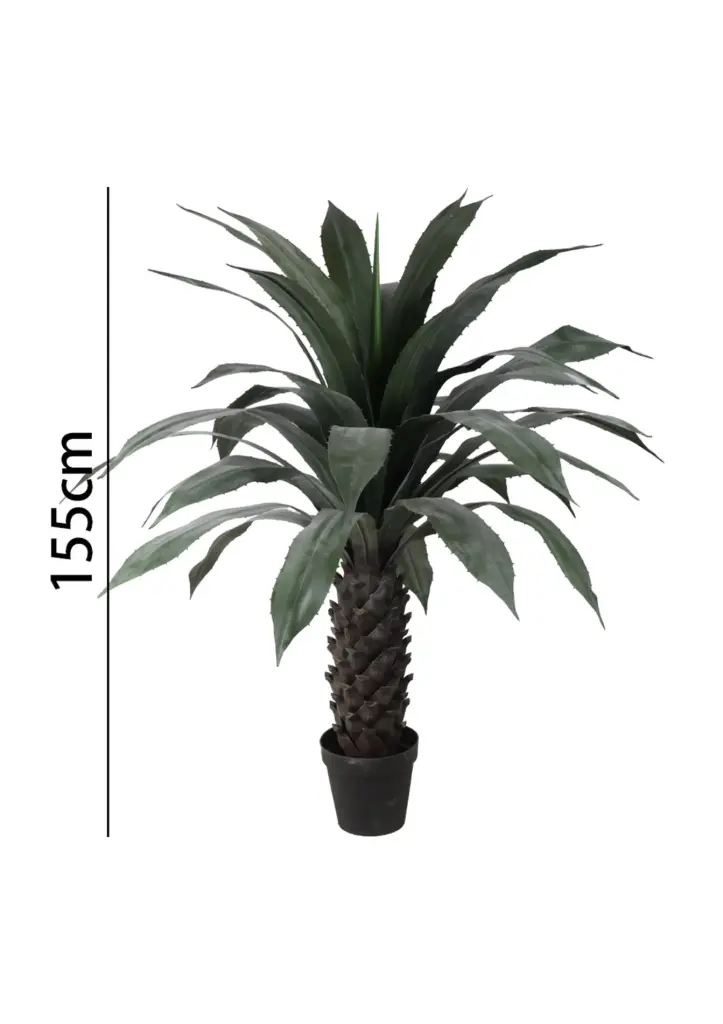 Planta agave artificial en maceta 155cm