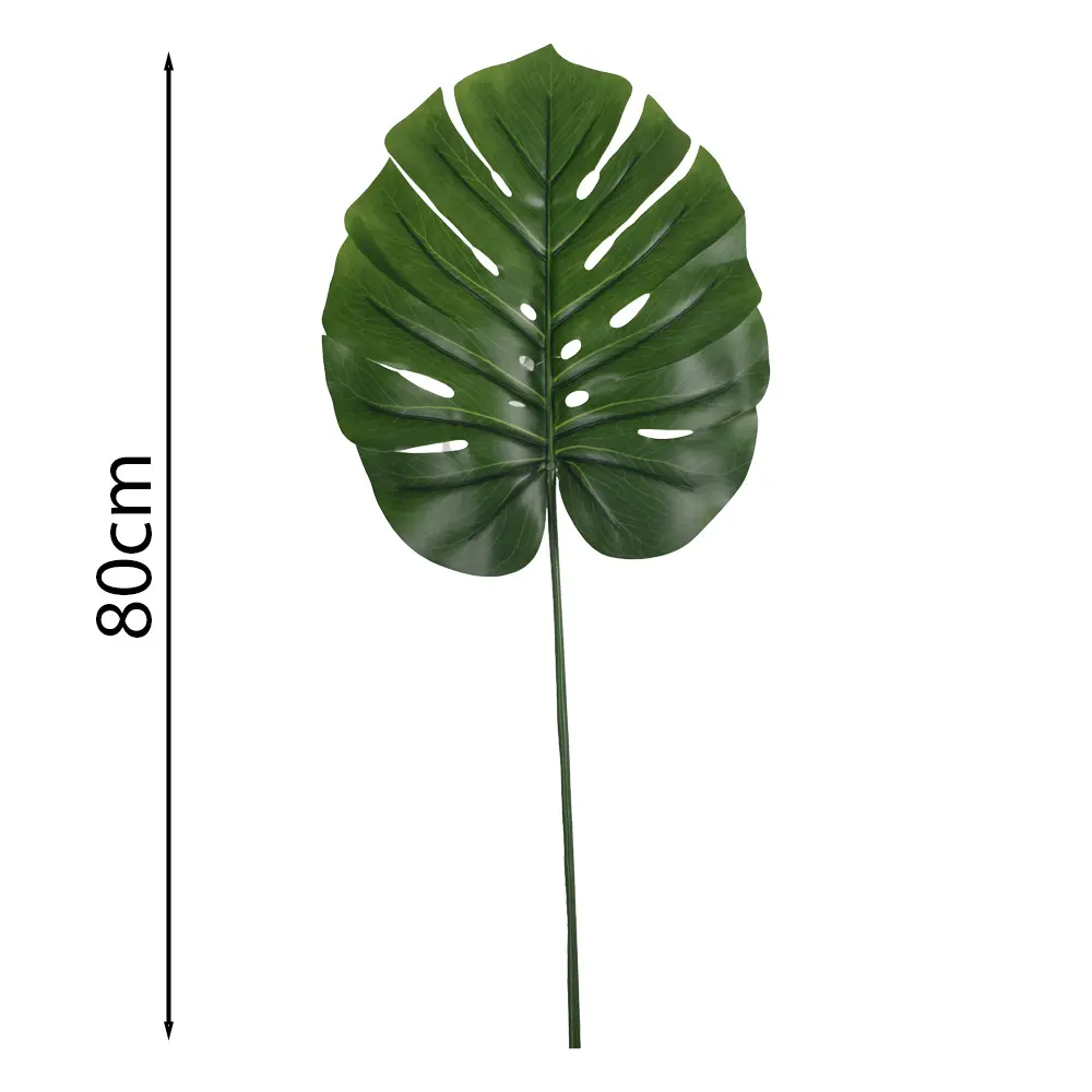 Hoja monstera artificial 78cm 龟背叶单支