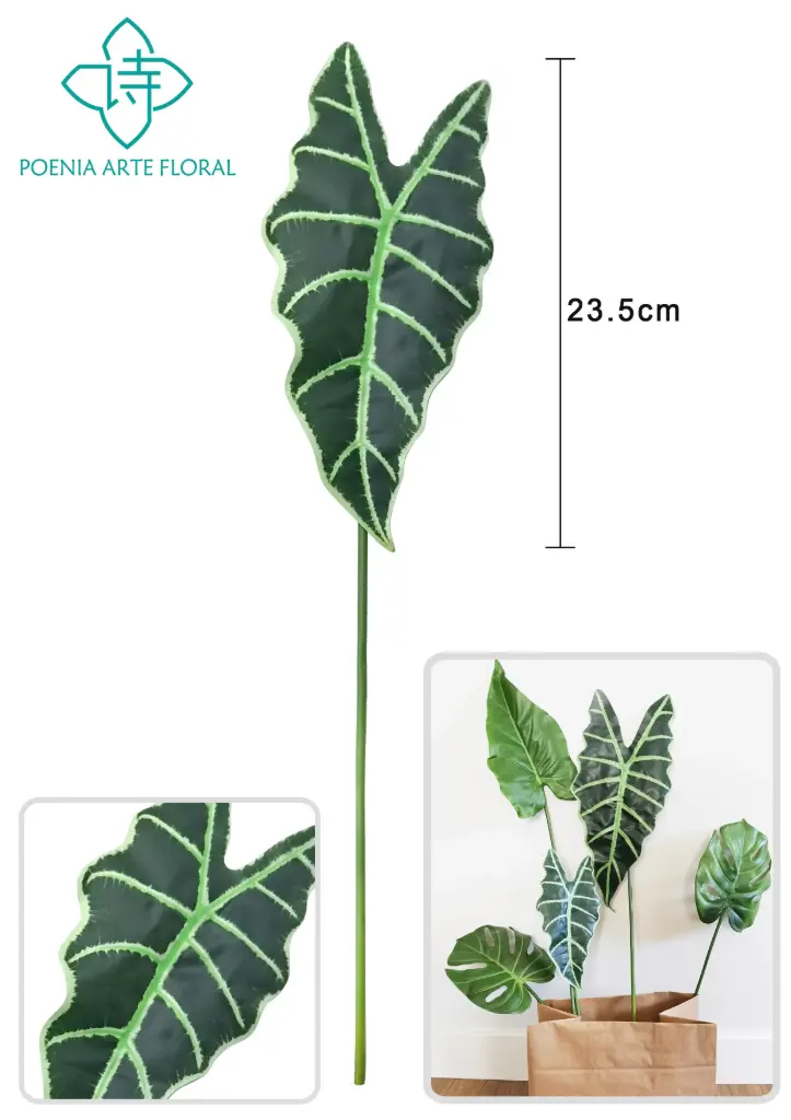 VARA HOJA Alocasia amaz¨®nica REAL TOUCH 46C