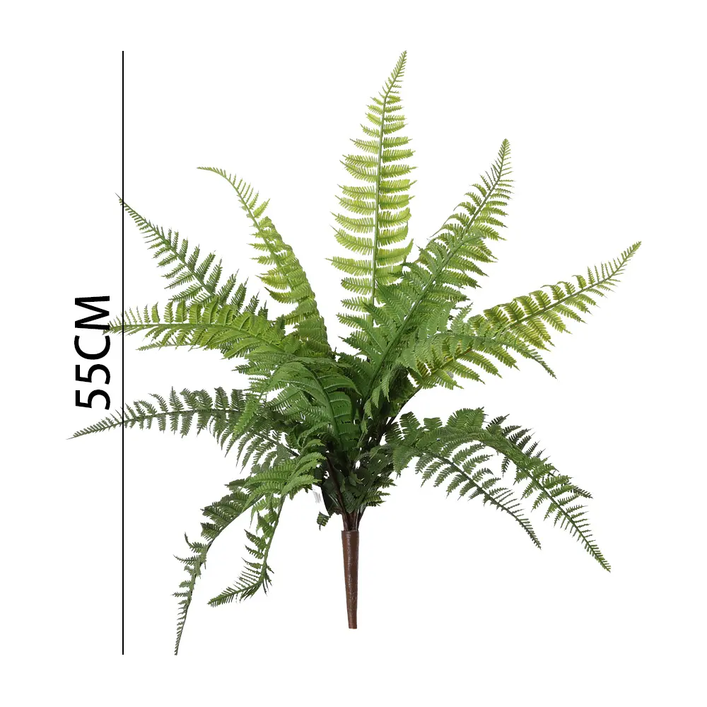 HELECHOS ARTIFICIAL 55CM 20"高山帝蕨叶BUSH UV
