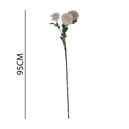 [631139] Vara flor artificial 82cm高枝3头奇异小丽花