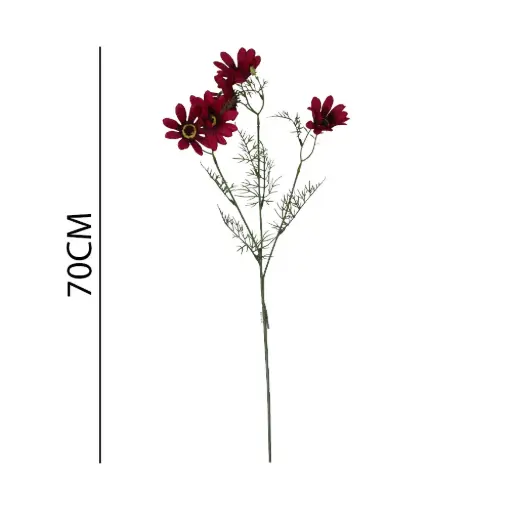[631169] Vara Osteospermum artificial 70cm中枝蓝目菊