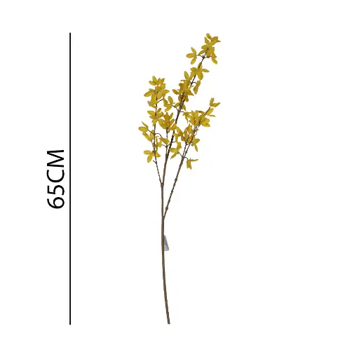 [631171] Vara flor Jasminum artificial 65cm单枝迎春花