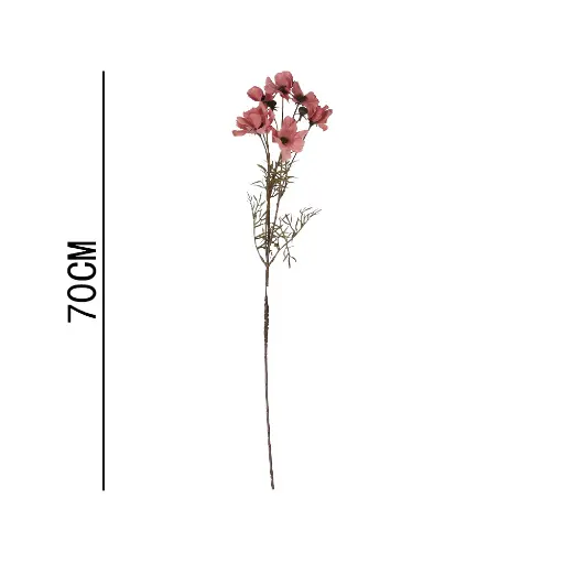 [631109] Vara flor artificial 单支波斯菊70CM