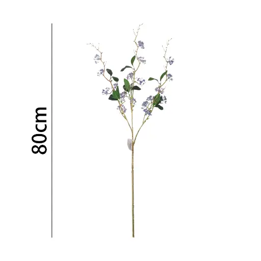 [631104] vara flor artificial 81cm 单支枯枝球花80cm