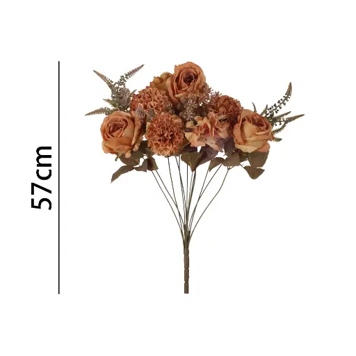 [631325] Ramo rosa artificial 57cm 