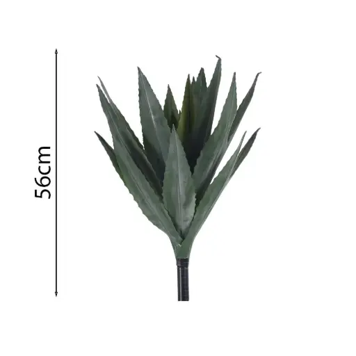 [630938] Rama de Agave Artificial de 51cm con 21 Hojas