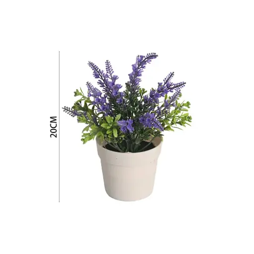 [631007] LAVANDA ARTIFICIAL EN MECETA