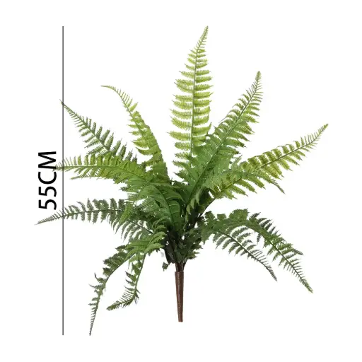 [631222] HELECHOS ARTIFICIAL 55CM 20"高山帝蕨叶BUSH UV